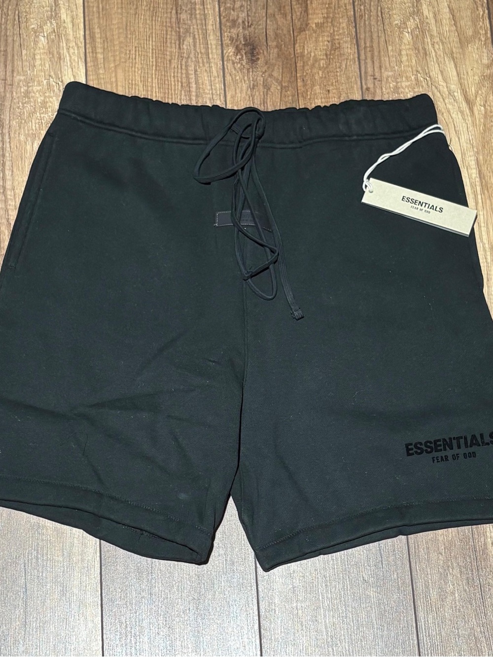 Essentials Fear of God Stretch Limo Black Shorts Brand new Men’s sizes XS-XL